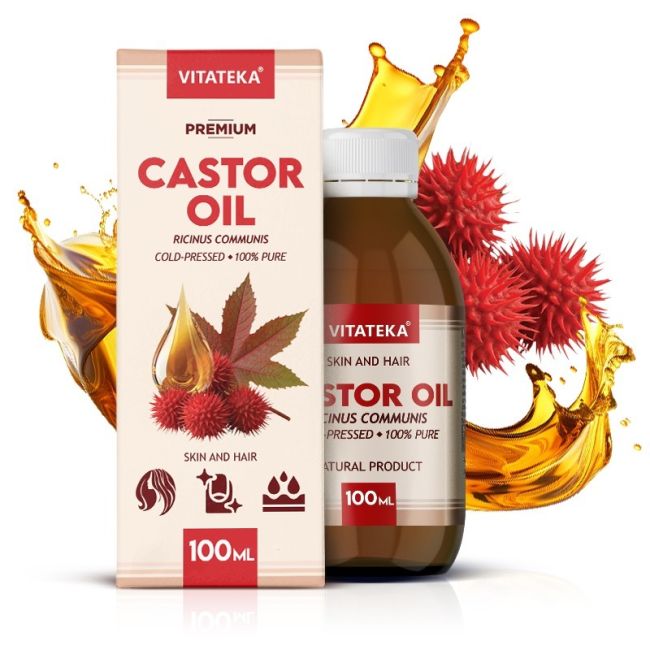 Castor oil for skin and hair, 100 ml