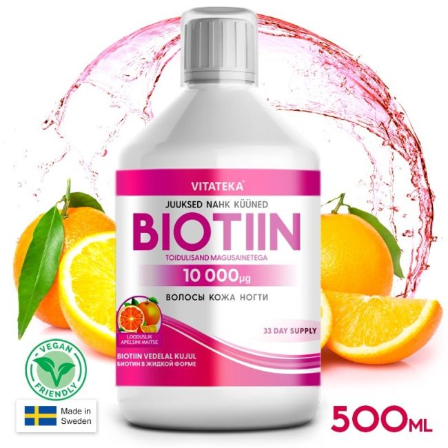 Biotin 10000 mcg, 500 ml